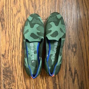 Rothy’s vintage camo loafers